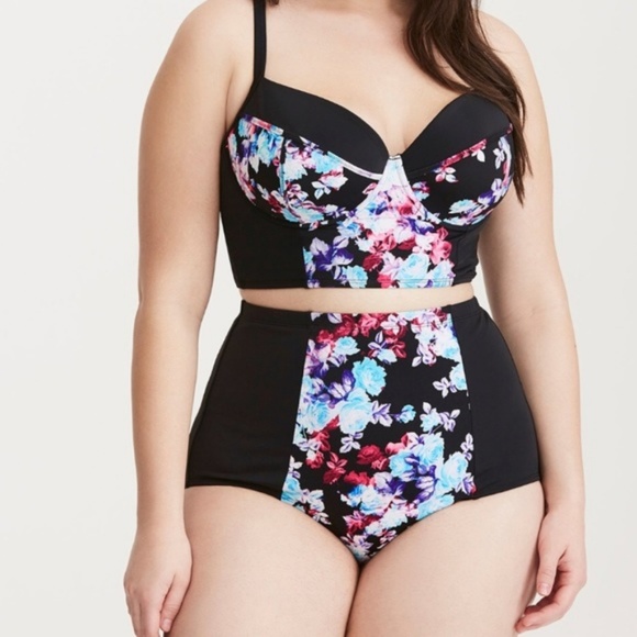 torrid Other - NWT Torrid 3x Neon Floral Two Piece *Top + Bottoms